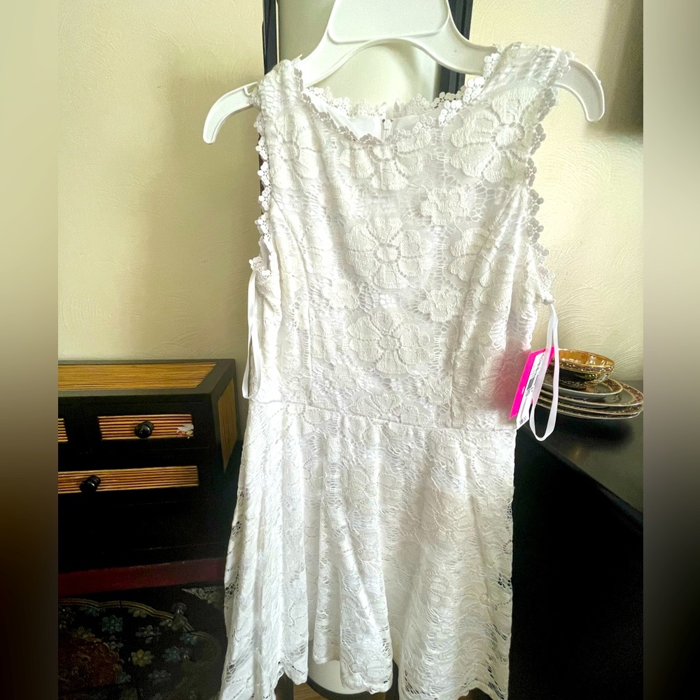COPY - NWT AMY BYER WHITE GORGEOUS DRESS